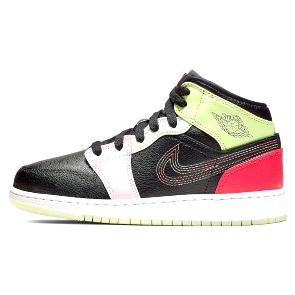 Air Jordan 1 Mid Glow in the Dark Youth 6.5 / Women's 8.0